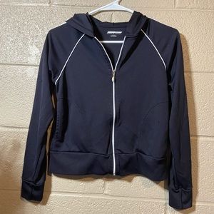 Jockey sport cropped lightweight hoodie size small